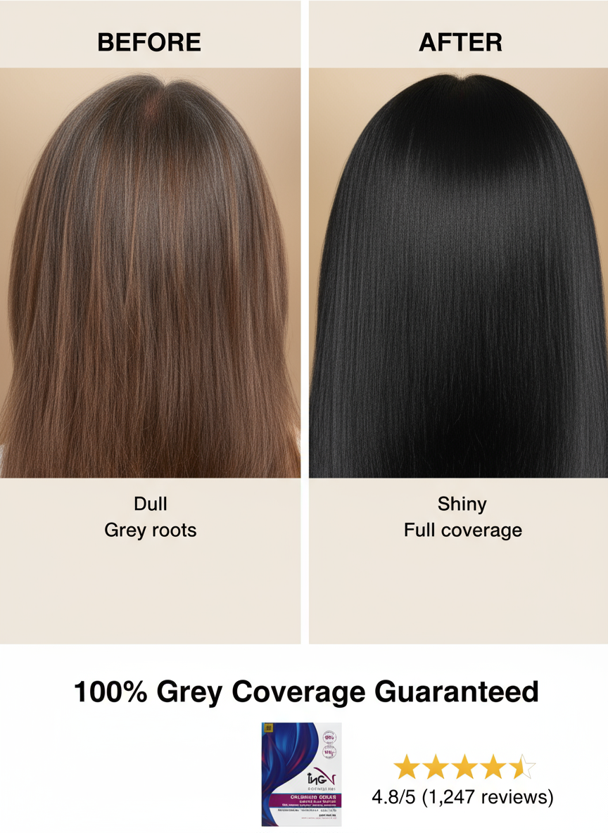 ING Coloring Cream Before & After Results